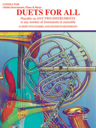 cover DUETS FOR ALL Conductor Score/ Mallet Instruments, Piano & Harp cover